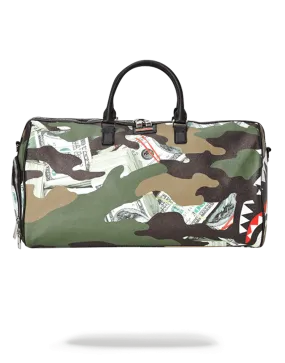 CAMO MONEY SHARK DUFFLE