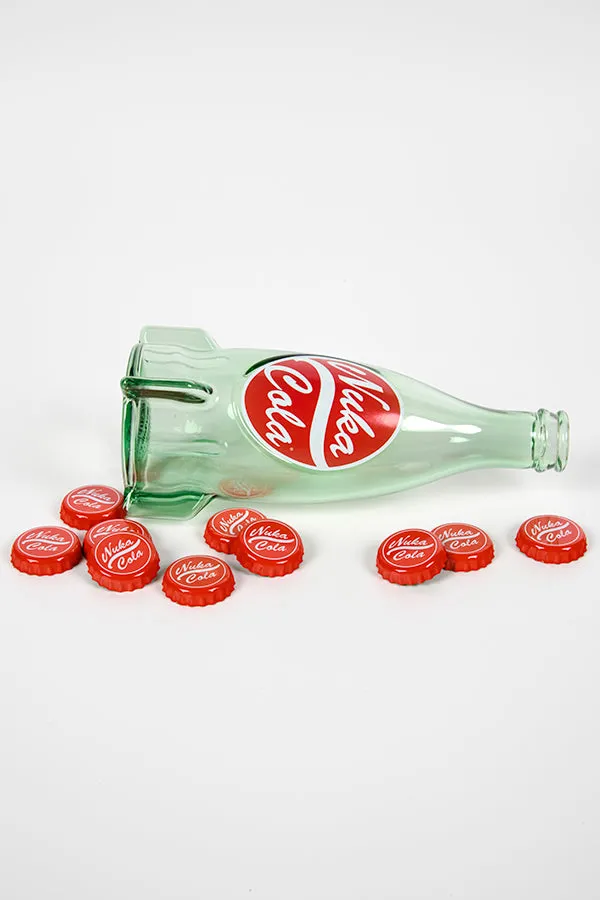 Fallout Nuka Cola Glass Bottle & Cap