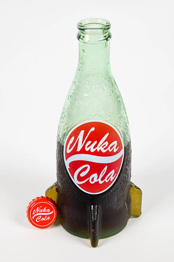 Fallout Nuka Cola Glass Bottle & Cap