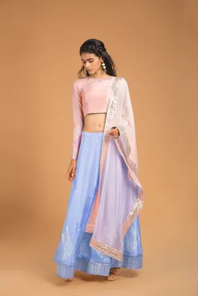 Gota Lehenga Set - Cynthia