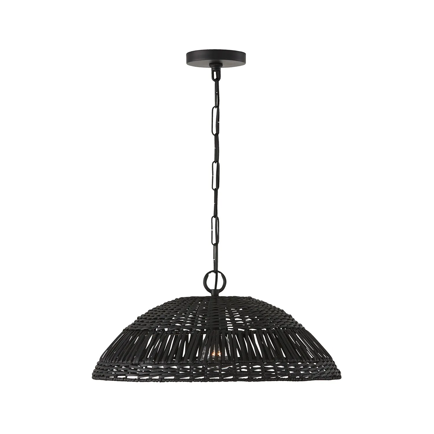 Naomi 1 Light Pendant - Small - Matte Black