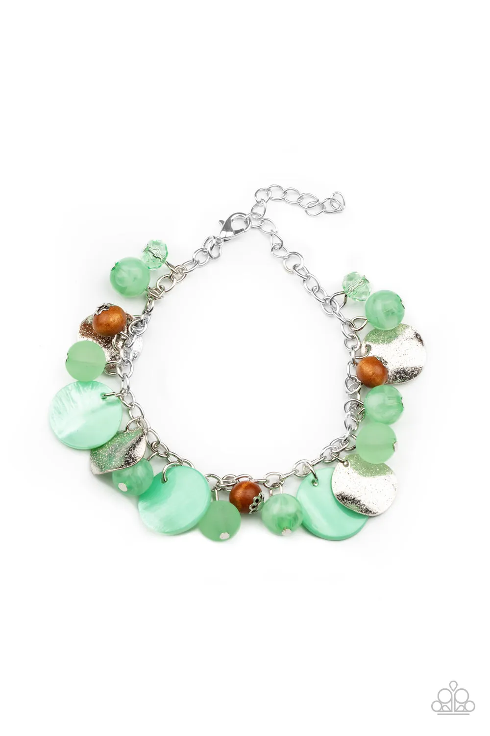 Paparazzi Bracelet ~ Springtime Springs - Green