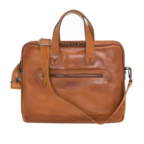 Thasos Leather Laptop Bag