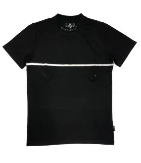 The Hideout Clothing Cut Throat Black Knit T-Shirt