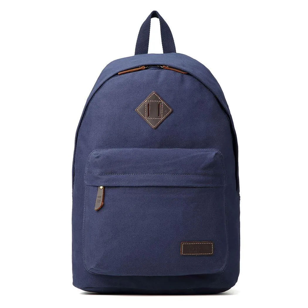 TRP0384 Troop London Heritage Canvas Backpack, Casual Daypack