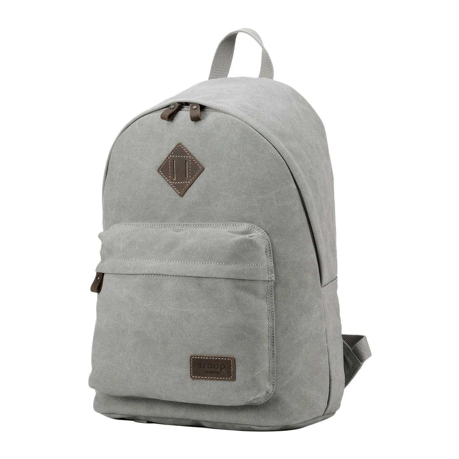 TRP0384 Troop London Heritage Canvas Backpack, Casual Daypack