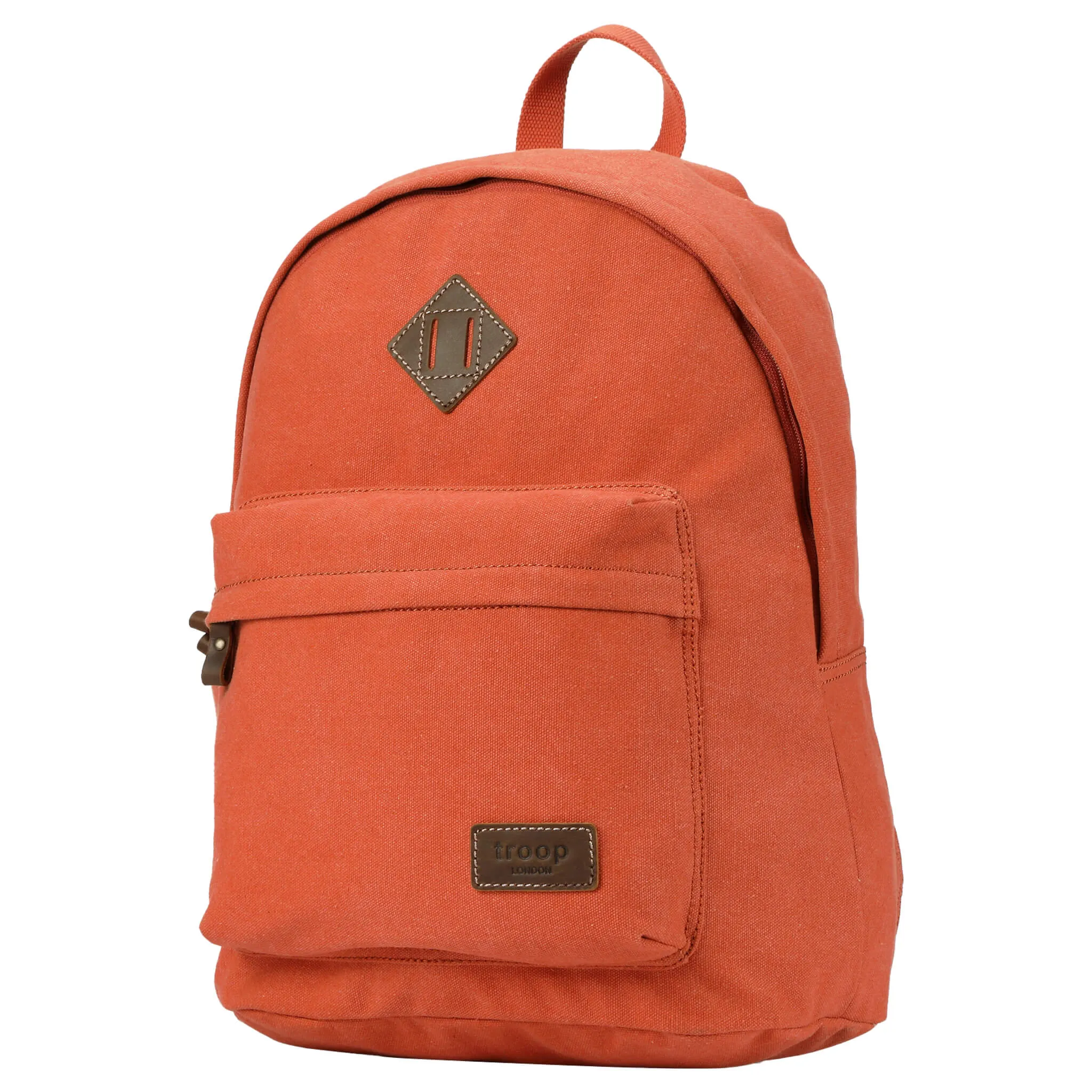 TRP0384 Troop London Heritage Canvas Backpack, Casual Daypack