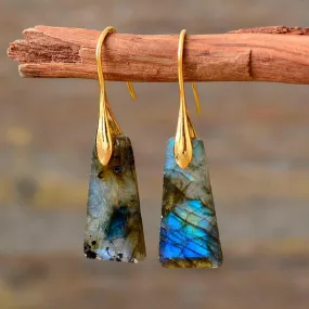 Wiluray Labradorite Drop Earrings