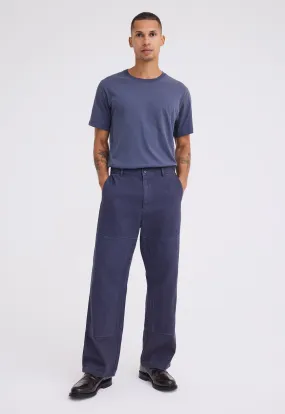 Zane Cotton Denim Pant - Sly Blue